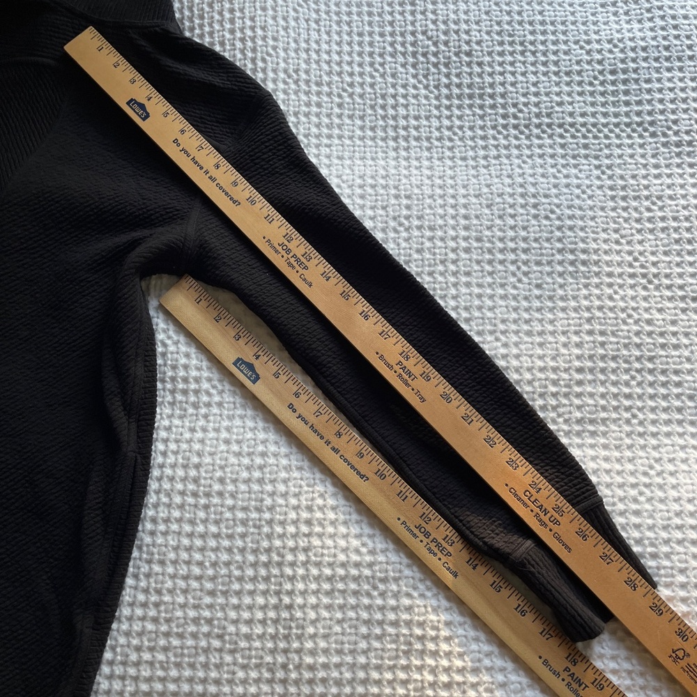 Lululemon On Repeat High-Collared Long Full-Zip Jacket Black - Picture 6 of 8